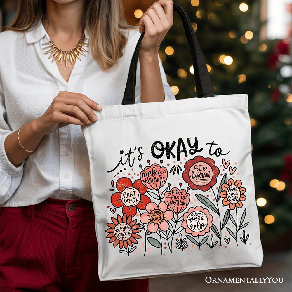 Its Okay Canvas Tote Bag