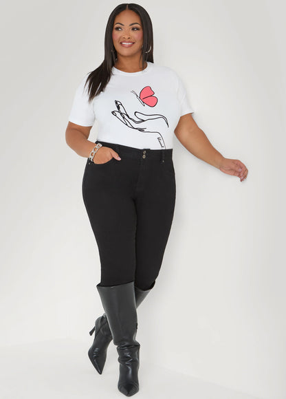 Butterfly Graphic Jersey Tee
