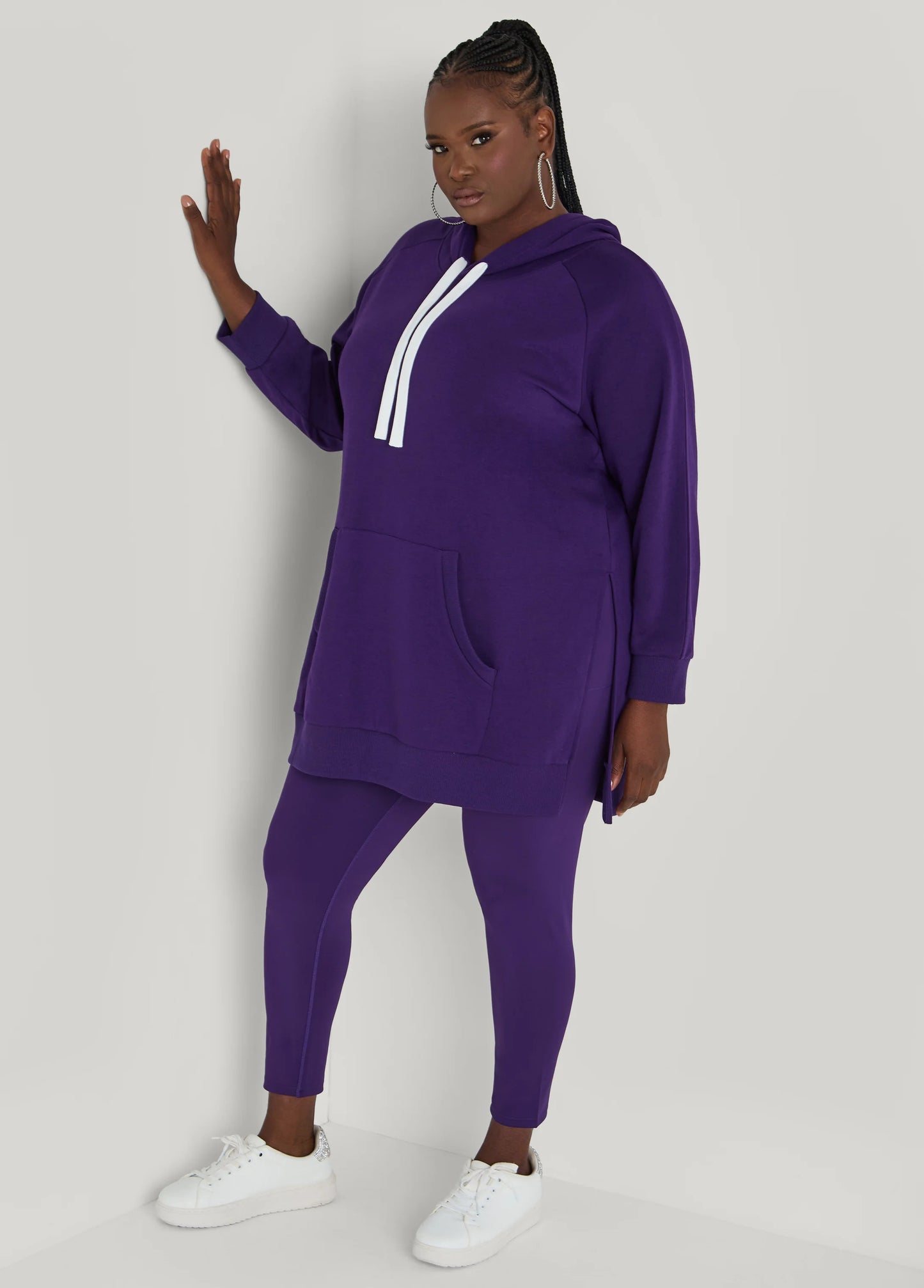 Oversized Side Split Hoodie