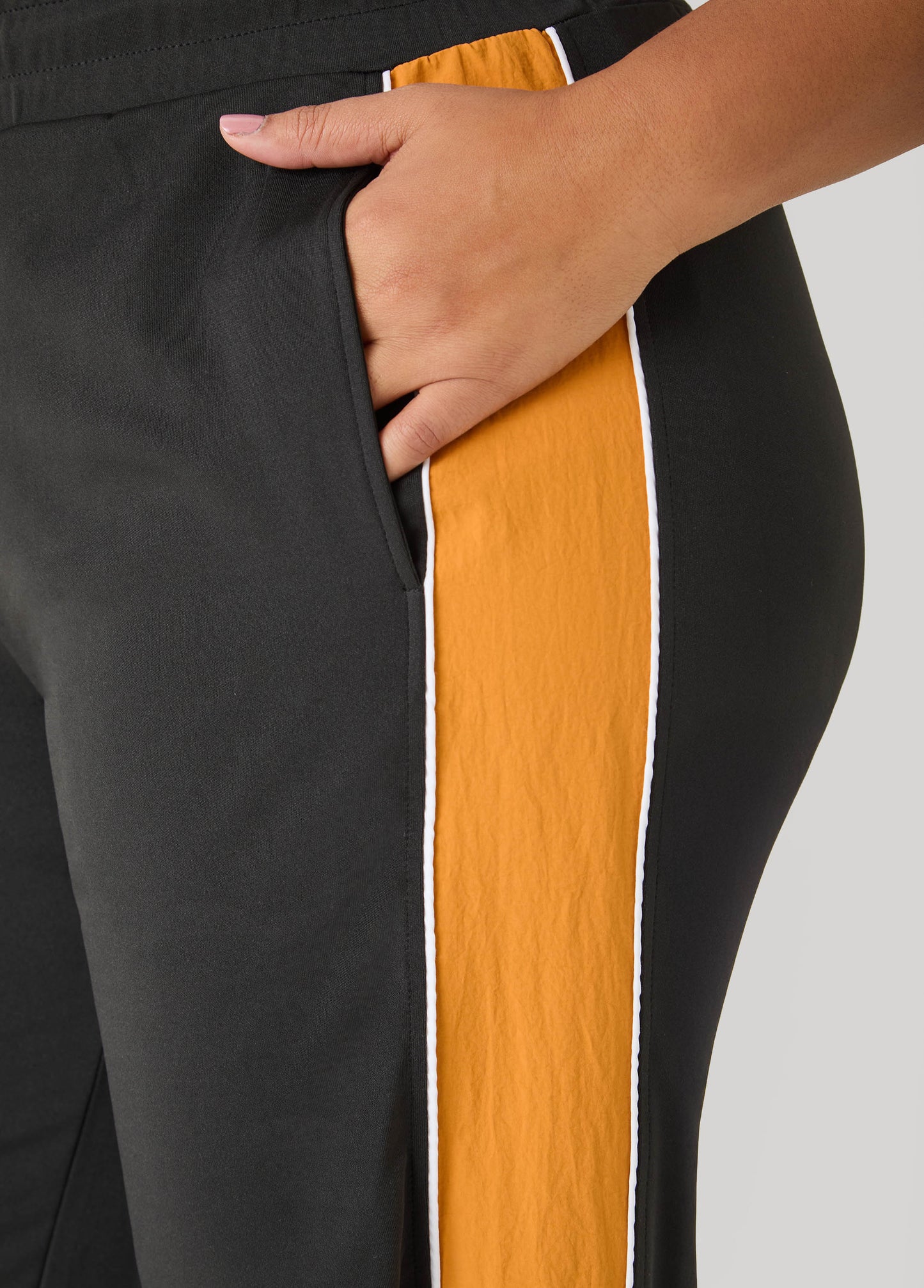 Paneled Two Tone Joggers