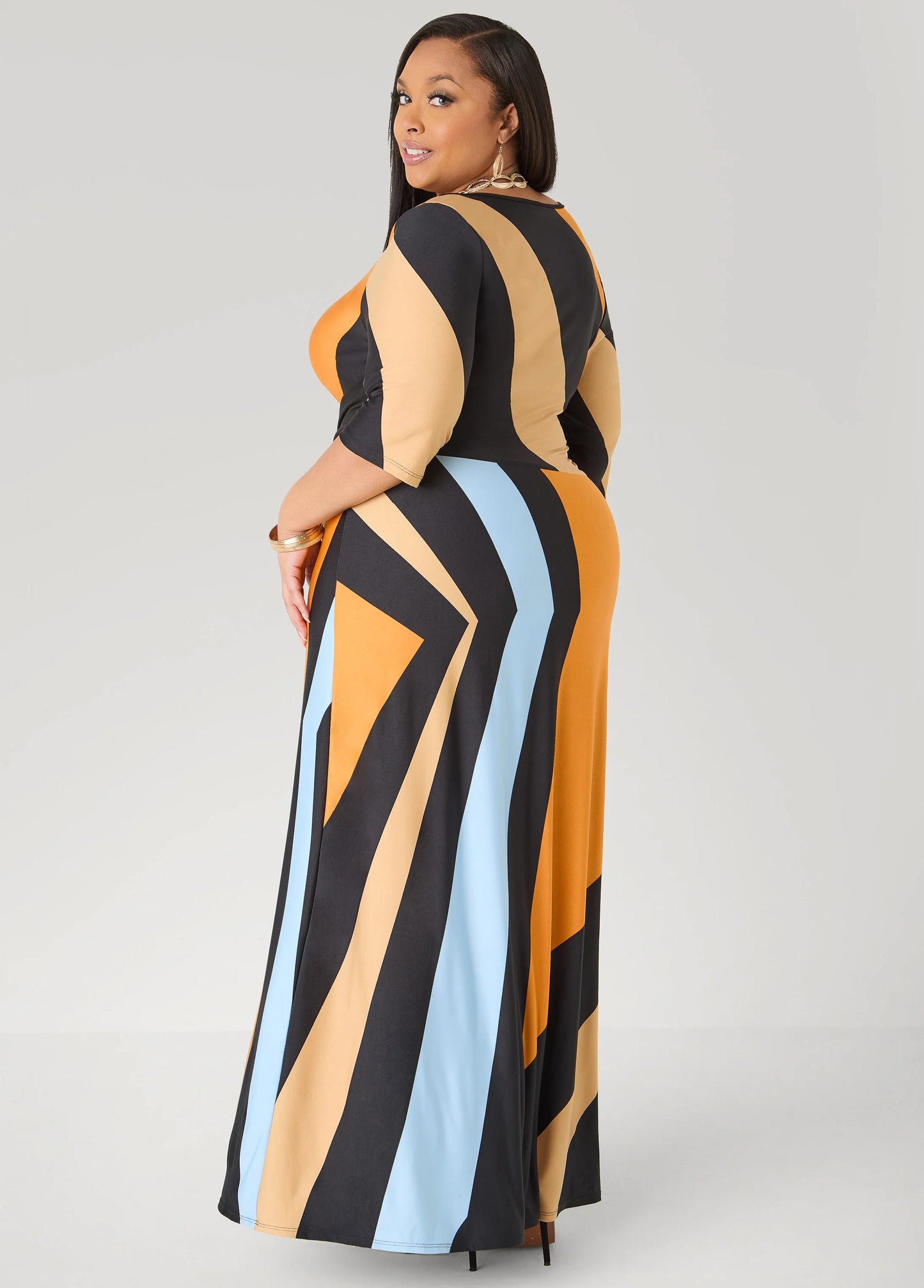 Tall Knotted Geo Print Maxi Dress