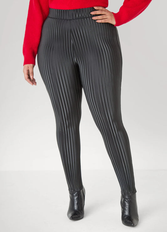 Striped Liquid Leggings