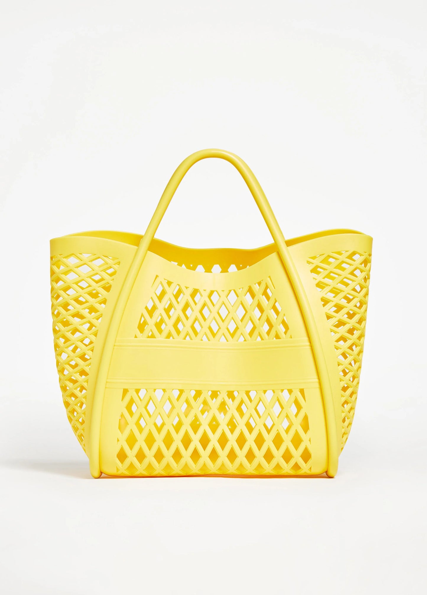 Lattice Rubber Shopping Tote