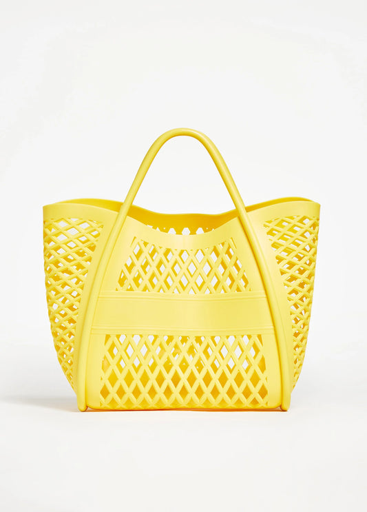 Lattice Rubber Shopping Tote