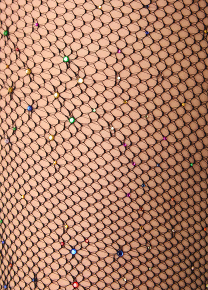 Crystal Fishnet Tights