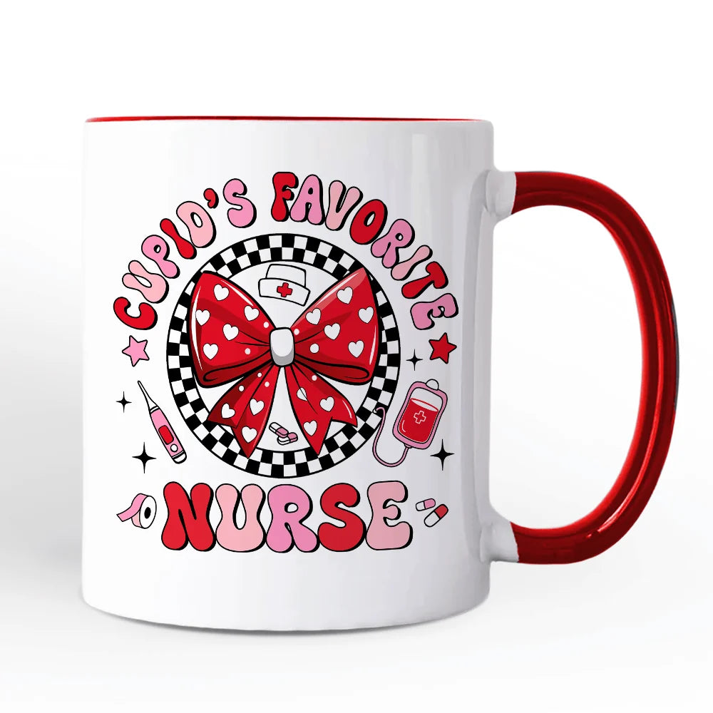 Cupids Favorite Nurse Mug