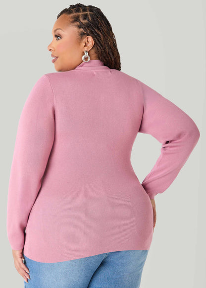 Cutout Crystal Sweater