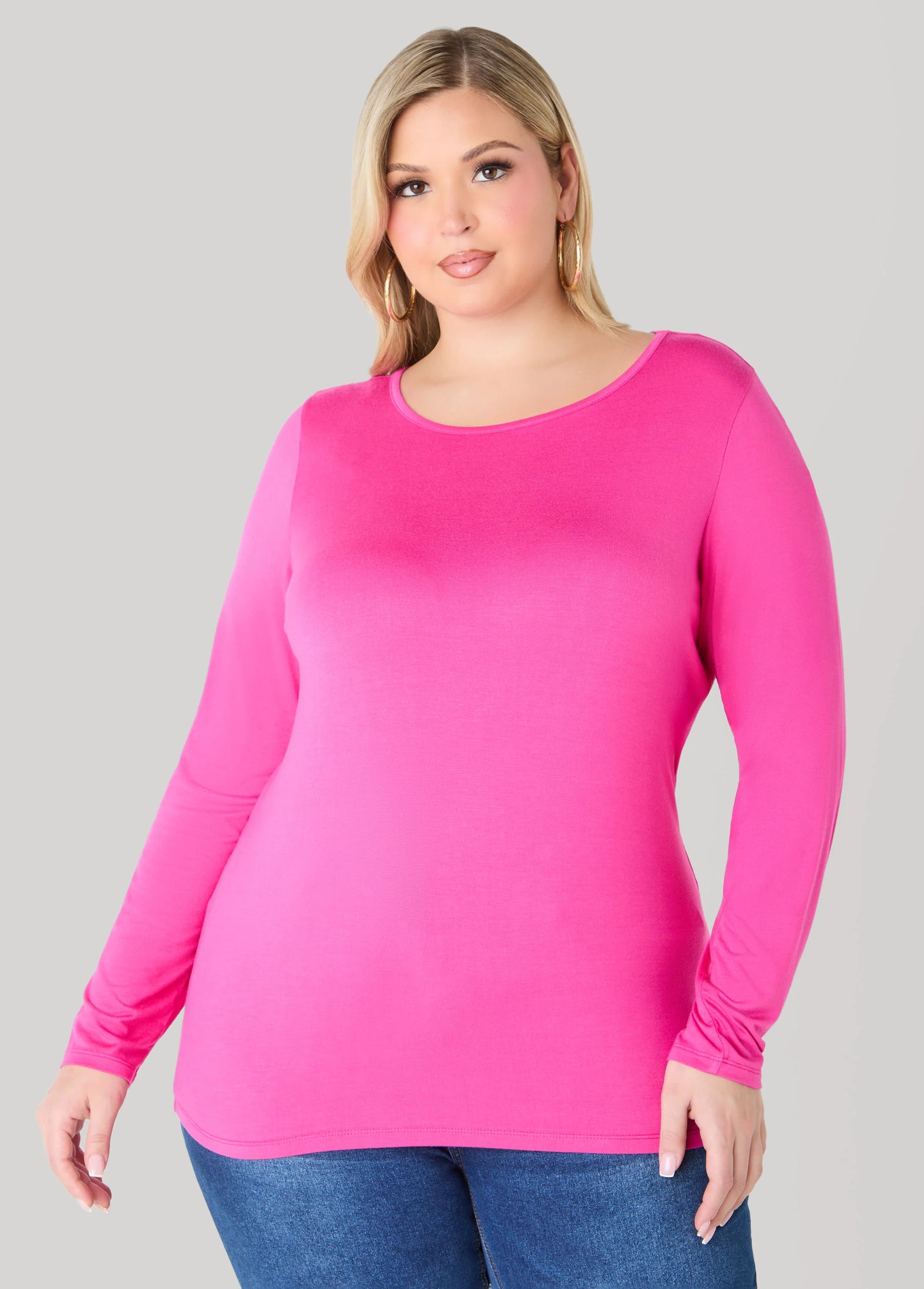 Basic Long Sleeve Jersey Tee