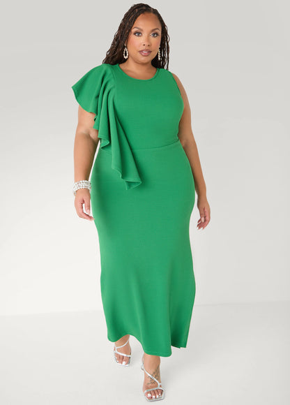Ruffled Maxi Dress