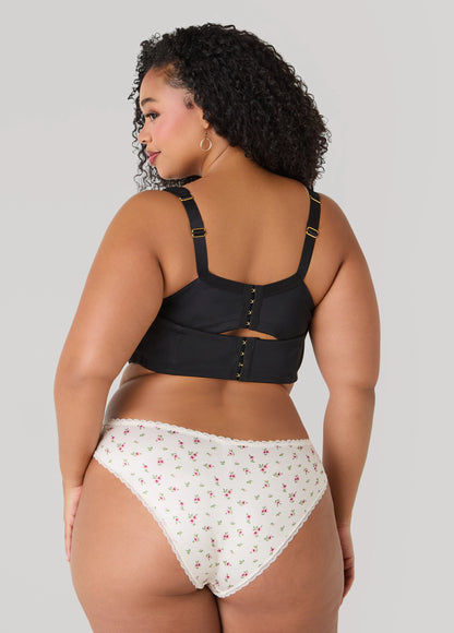 3 Pack Lace Trimmed Bikini Panties