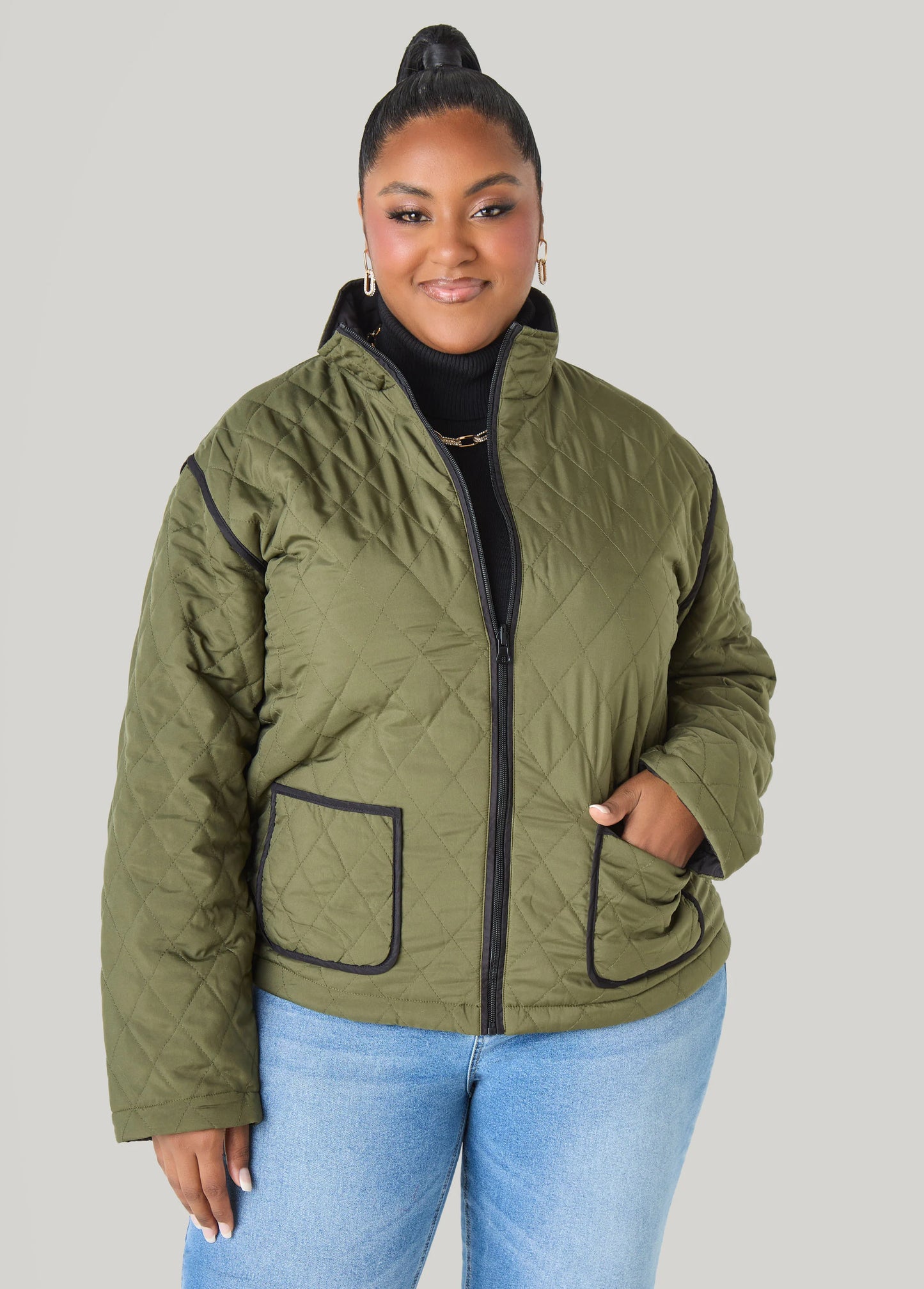 Reversible Quilted Barn Jacket