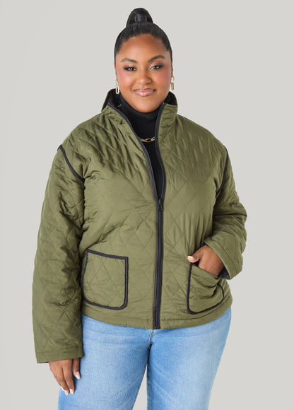Reversible Quilted Barn Jacket