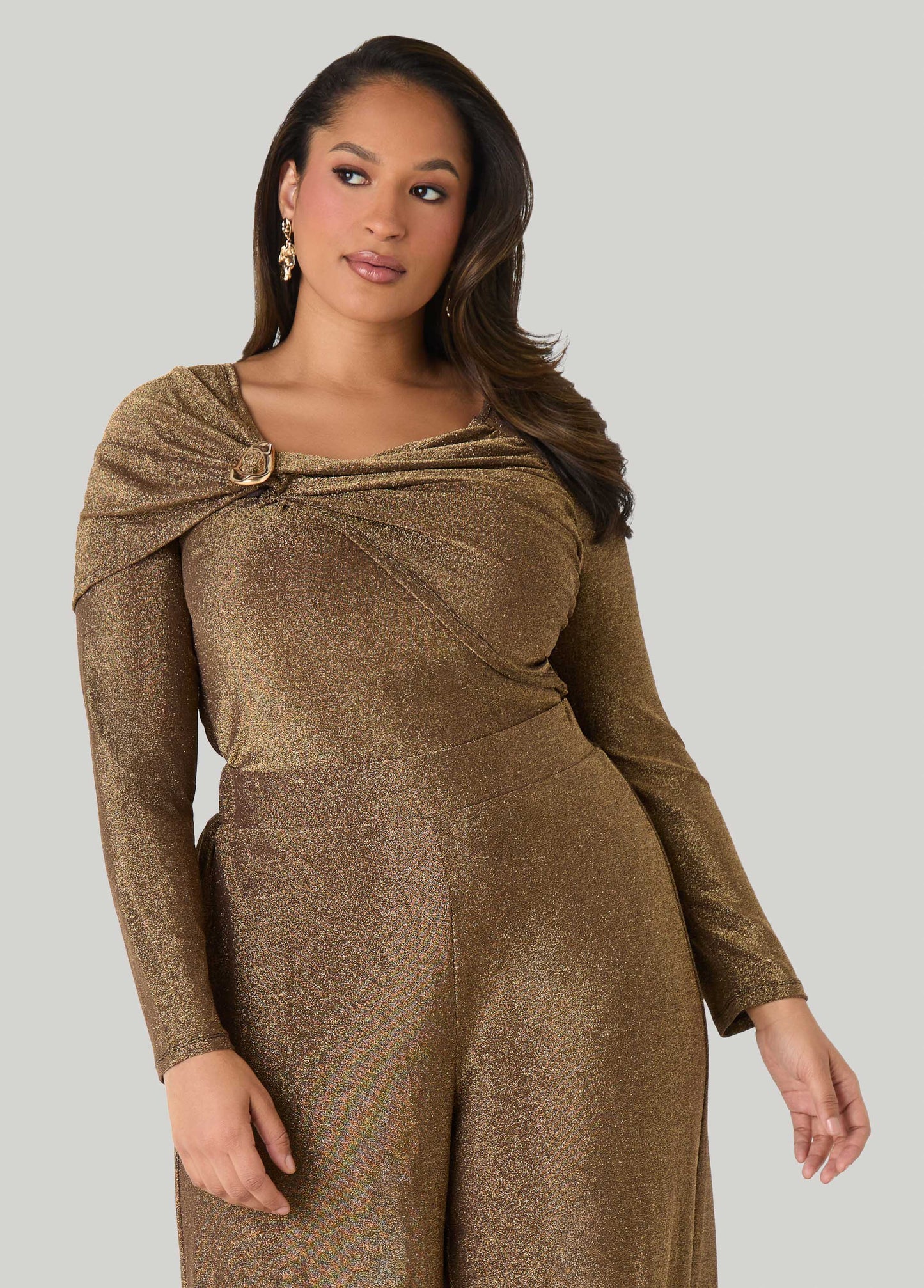 Metallic Embellished Top