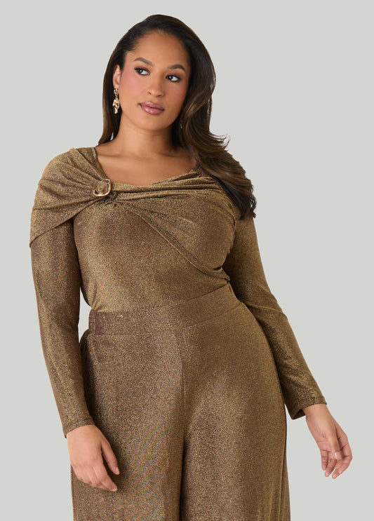 Metallic Embellished Top