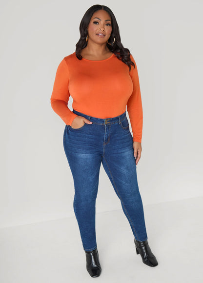 Basic Long Sleeved Jersey Tee