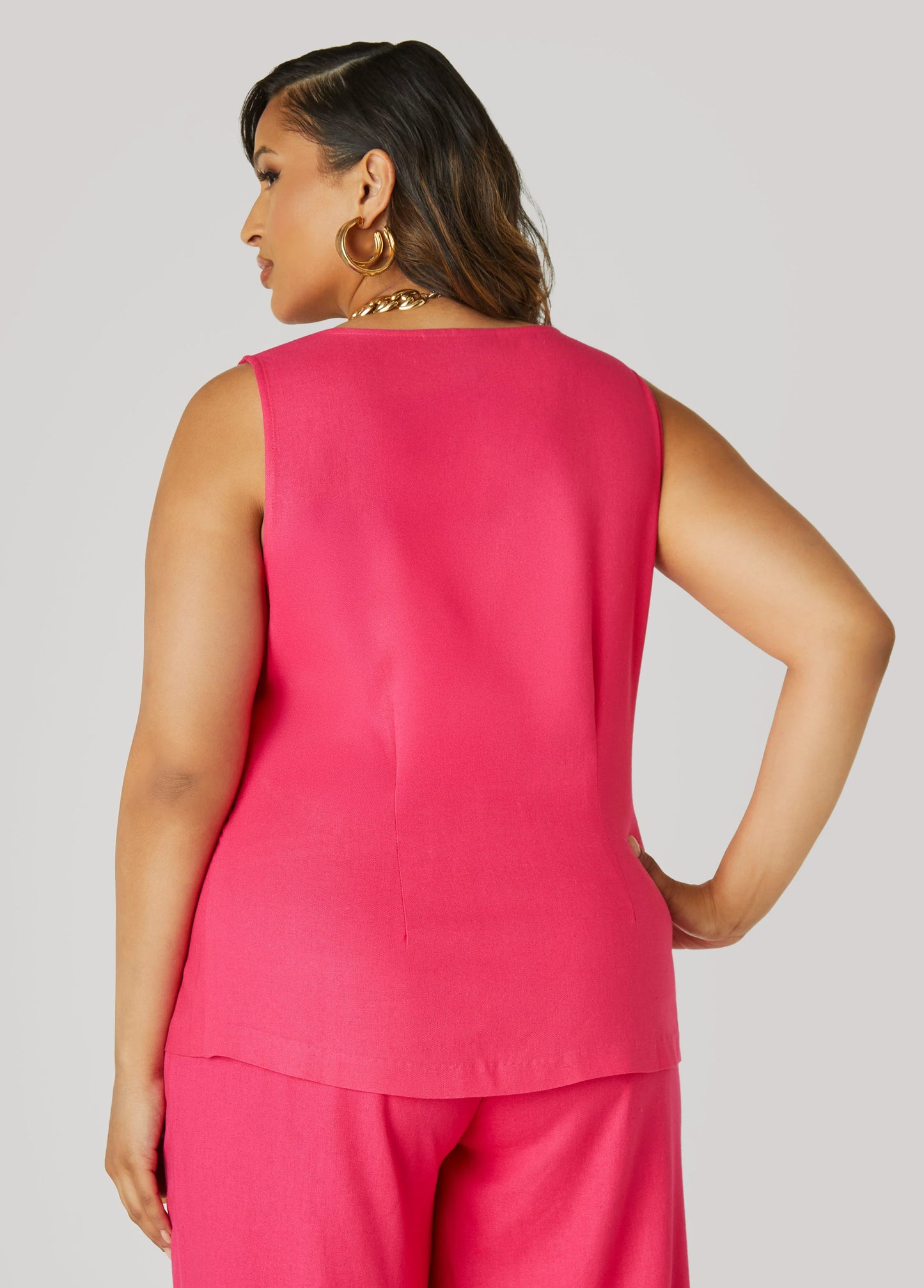 Button Front Vest