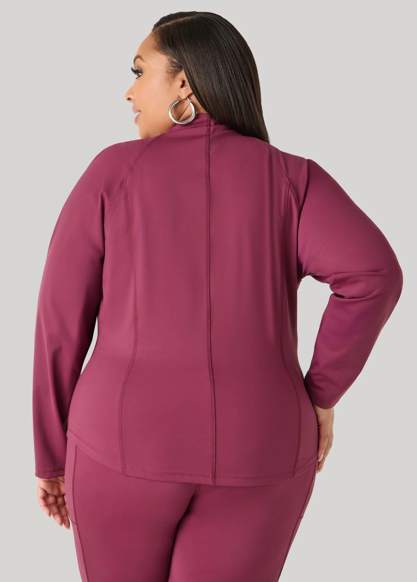 Zip Front Athletic Jacket