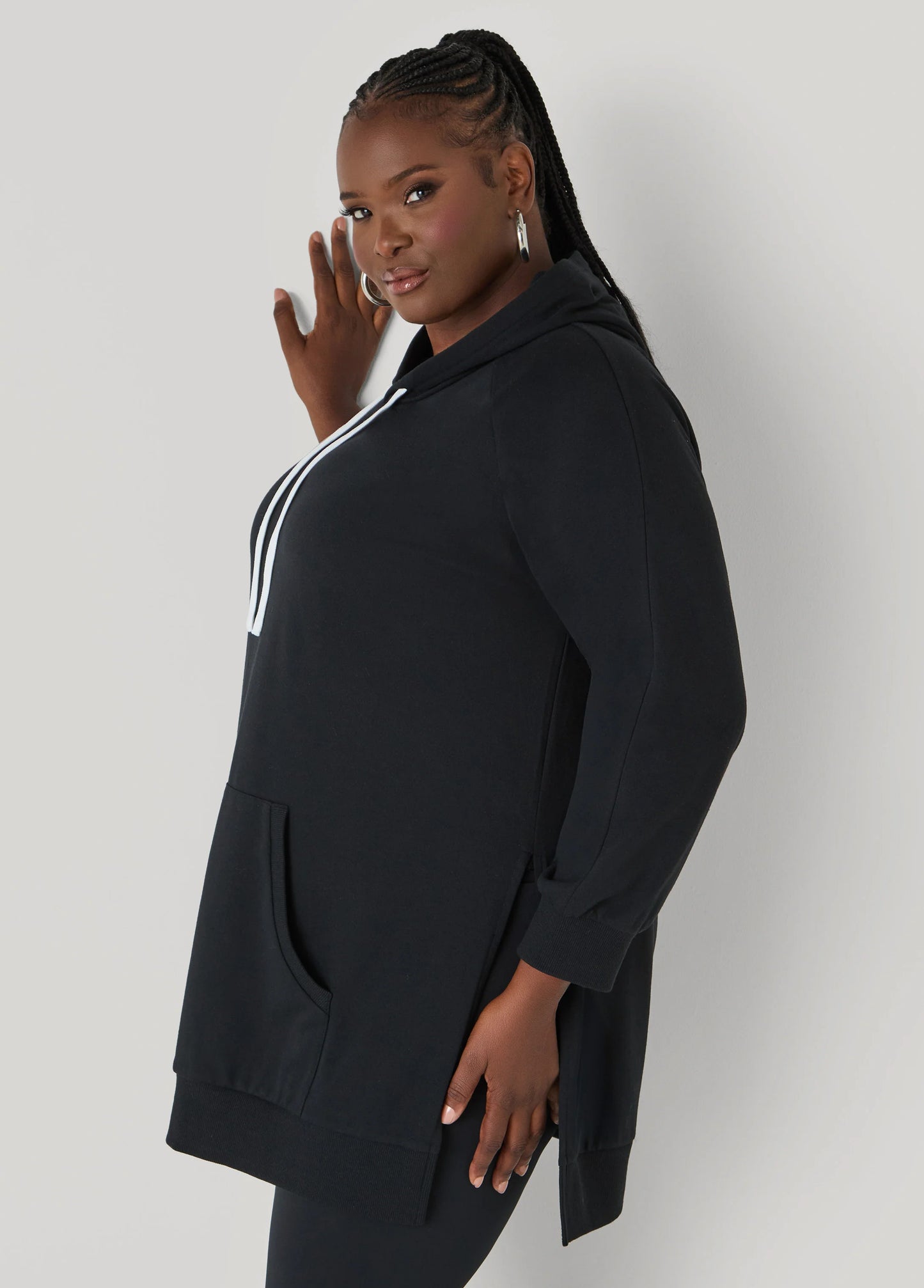 Oversized Side Split Hoodie