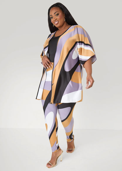 Swirl Print Leggings