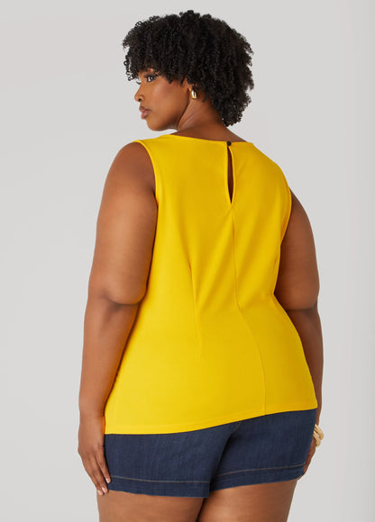 Knotted Split Front Top