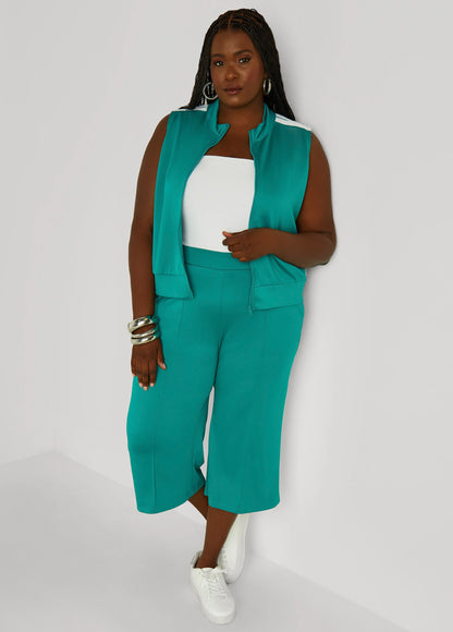 Stripe Trimmed Track Vest