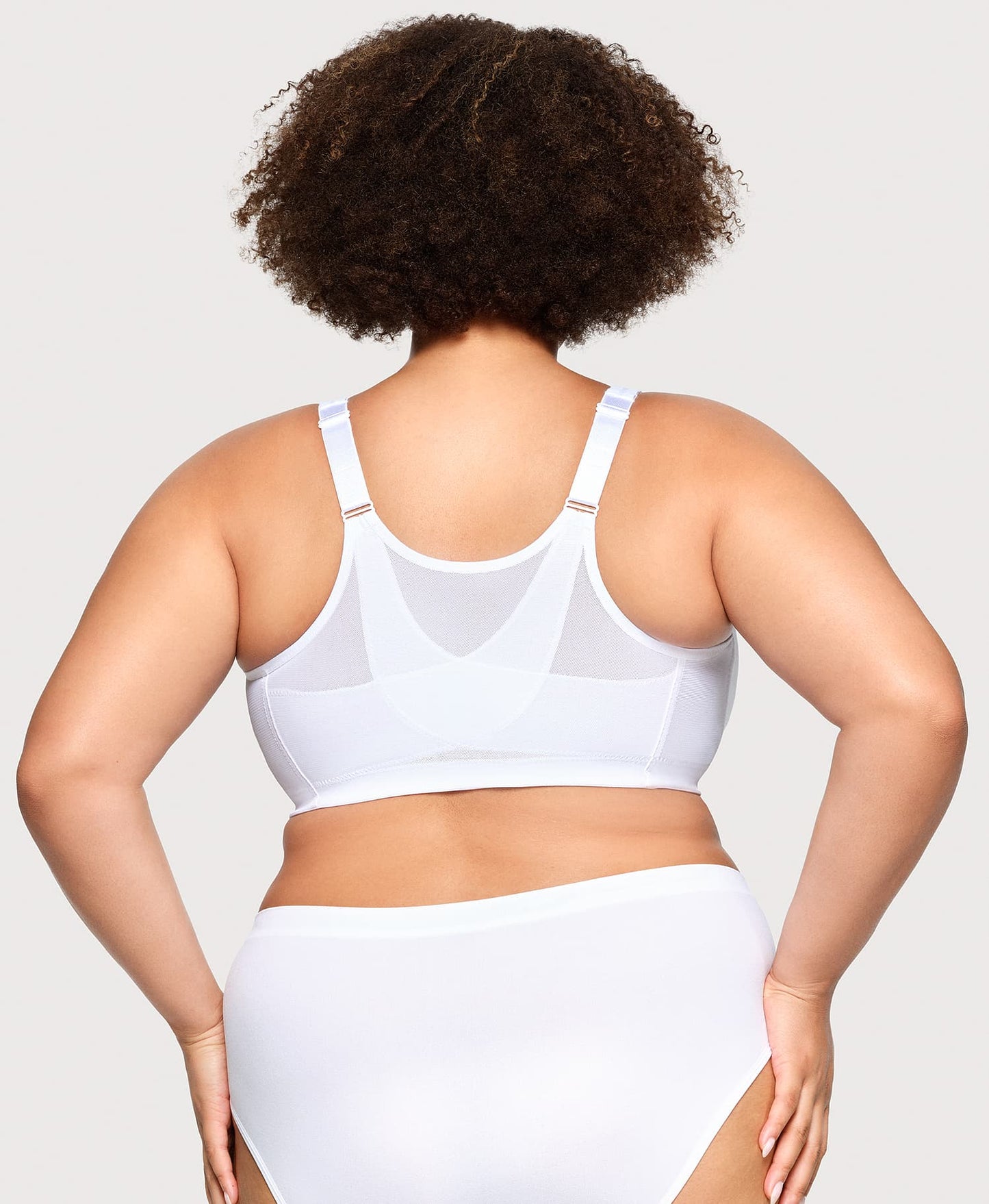 MagicLift Front-Closure Posture Back Bra White