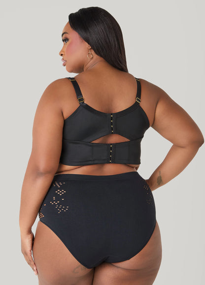 Seamless Cutout High Waist Briefs