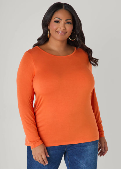 Basic Long Sleeved Jersey Tee