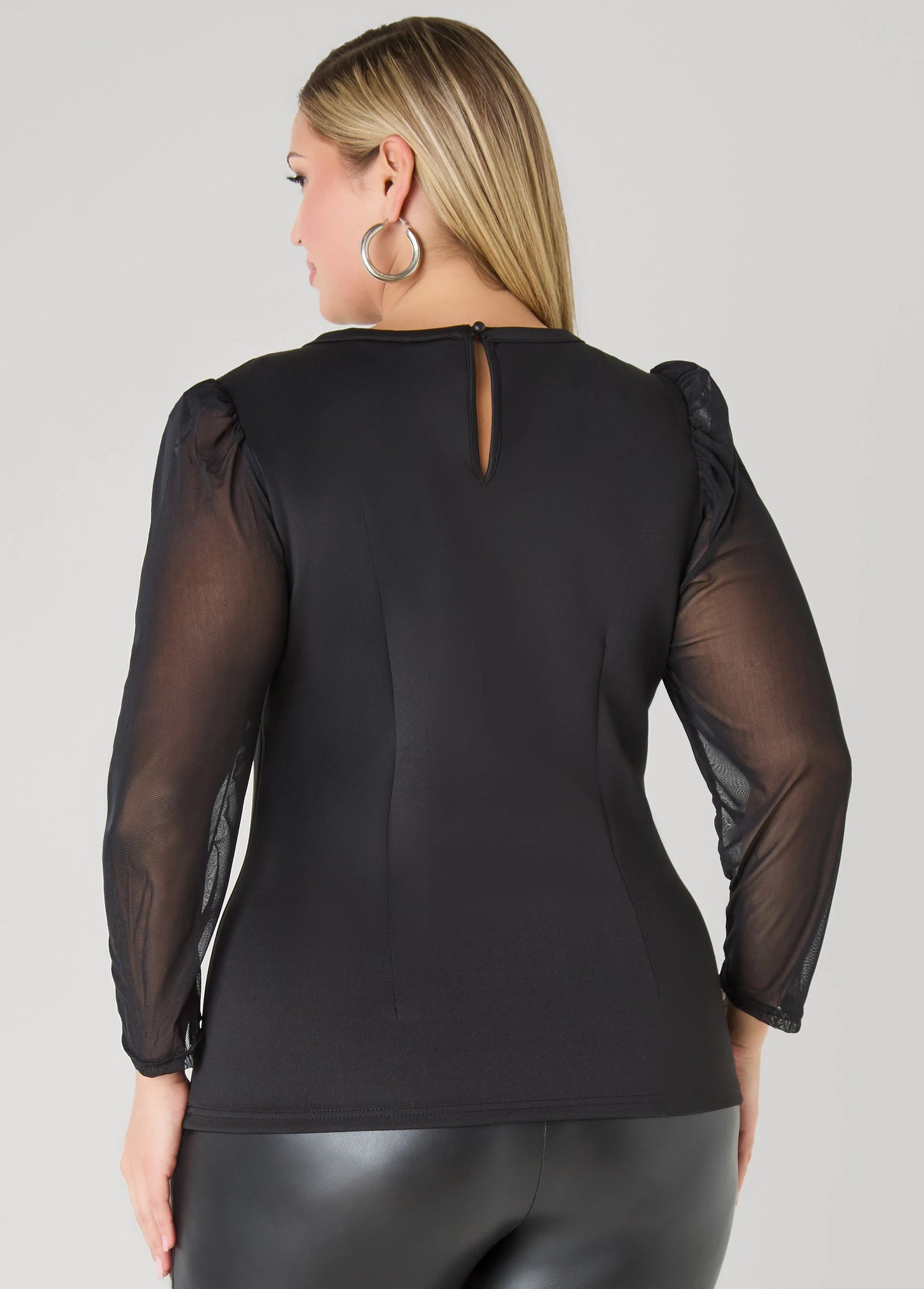 Crystal Paneled Scuba Top