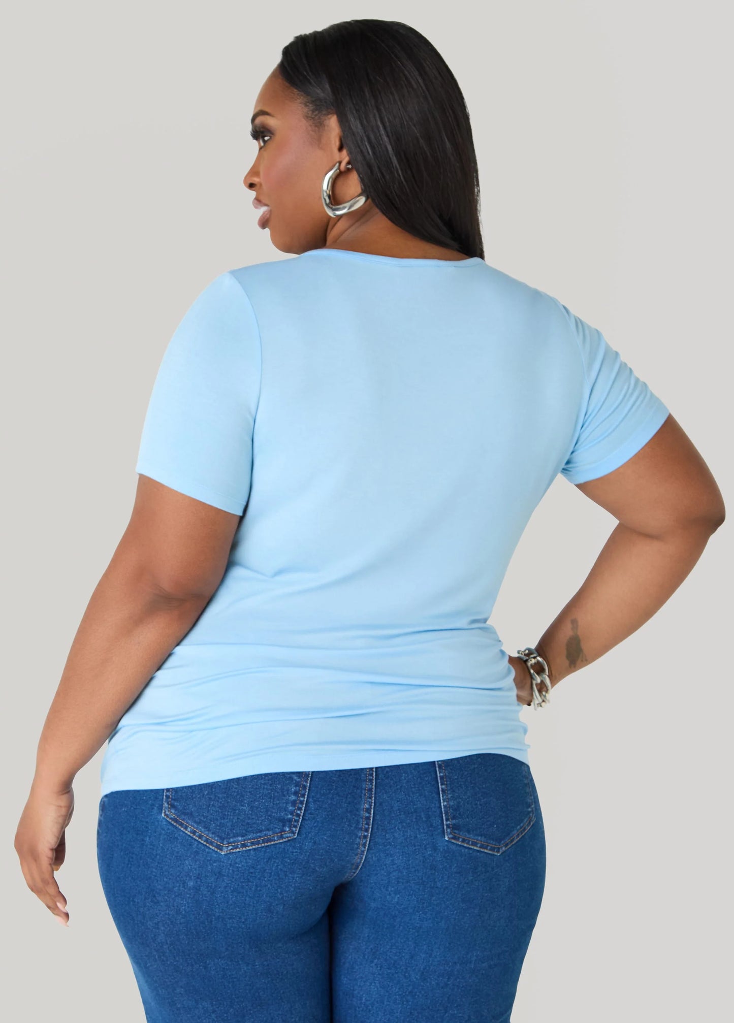 Basic Crewneck Jersey Tee