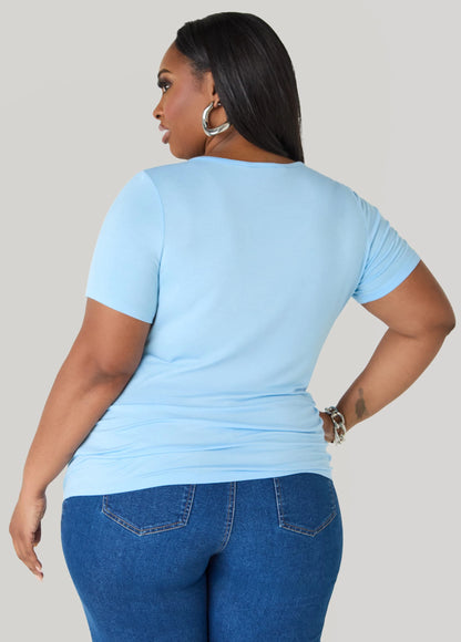 Basic Crewneck Jersey Tee