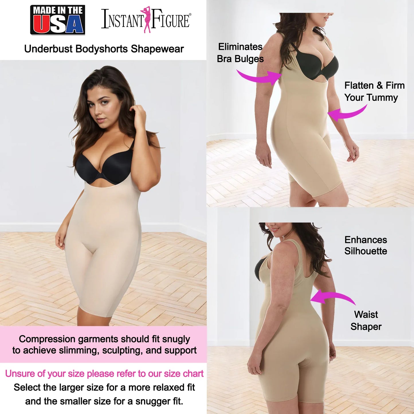 InstantFigure Underbust Shorts