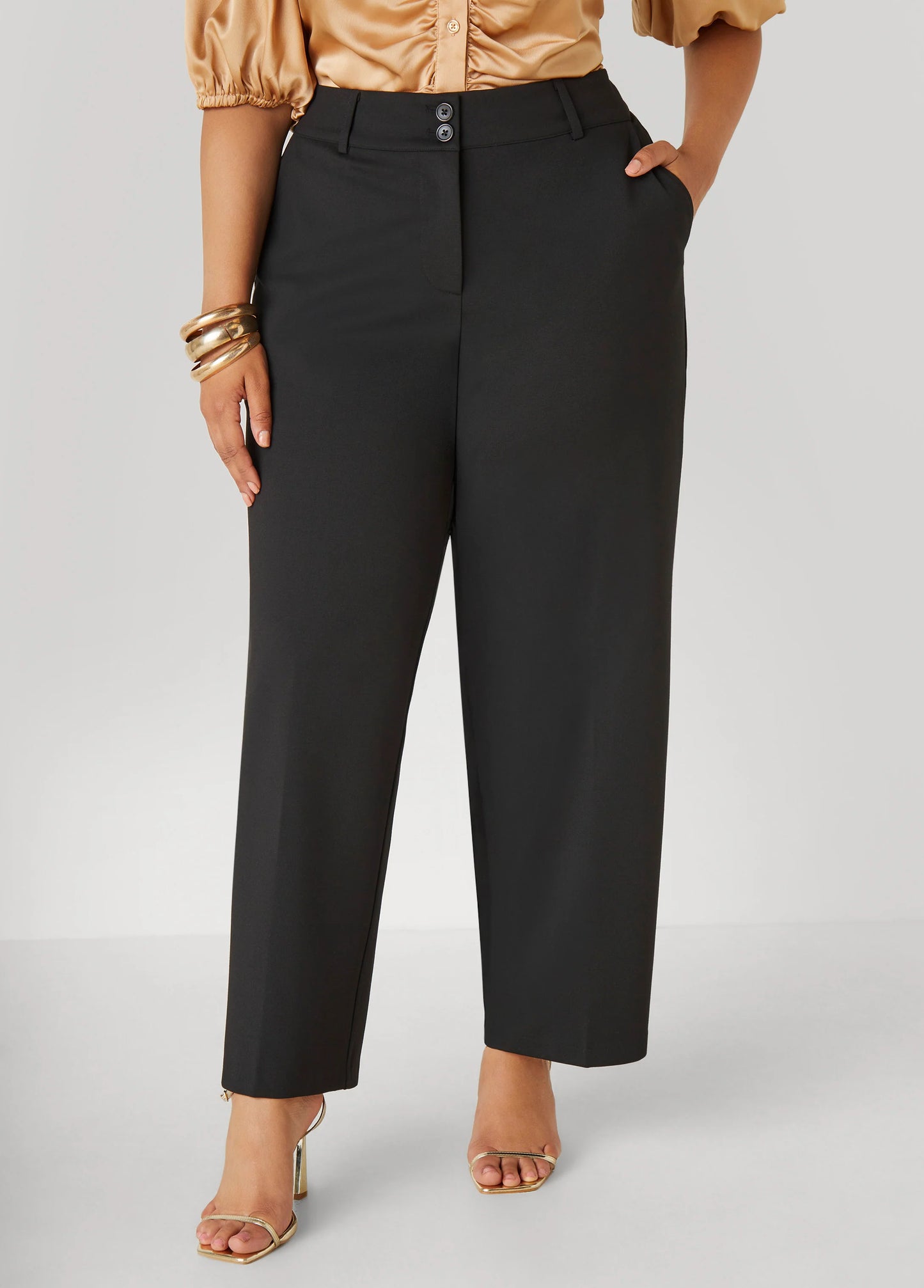 Straight Leg Trousers