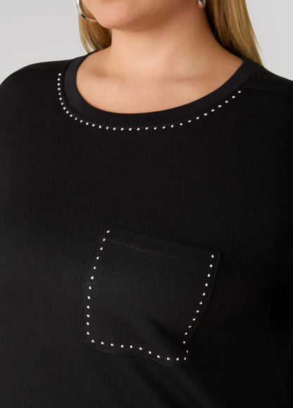 Crystal French Terry Tee
