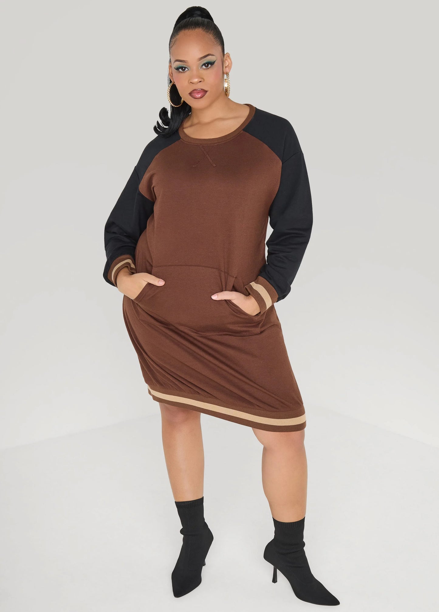Raglan French Terry Sneaker Dress