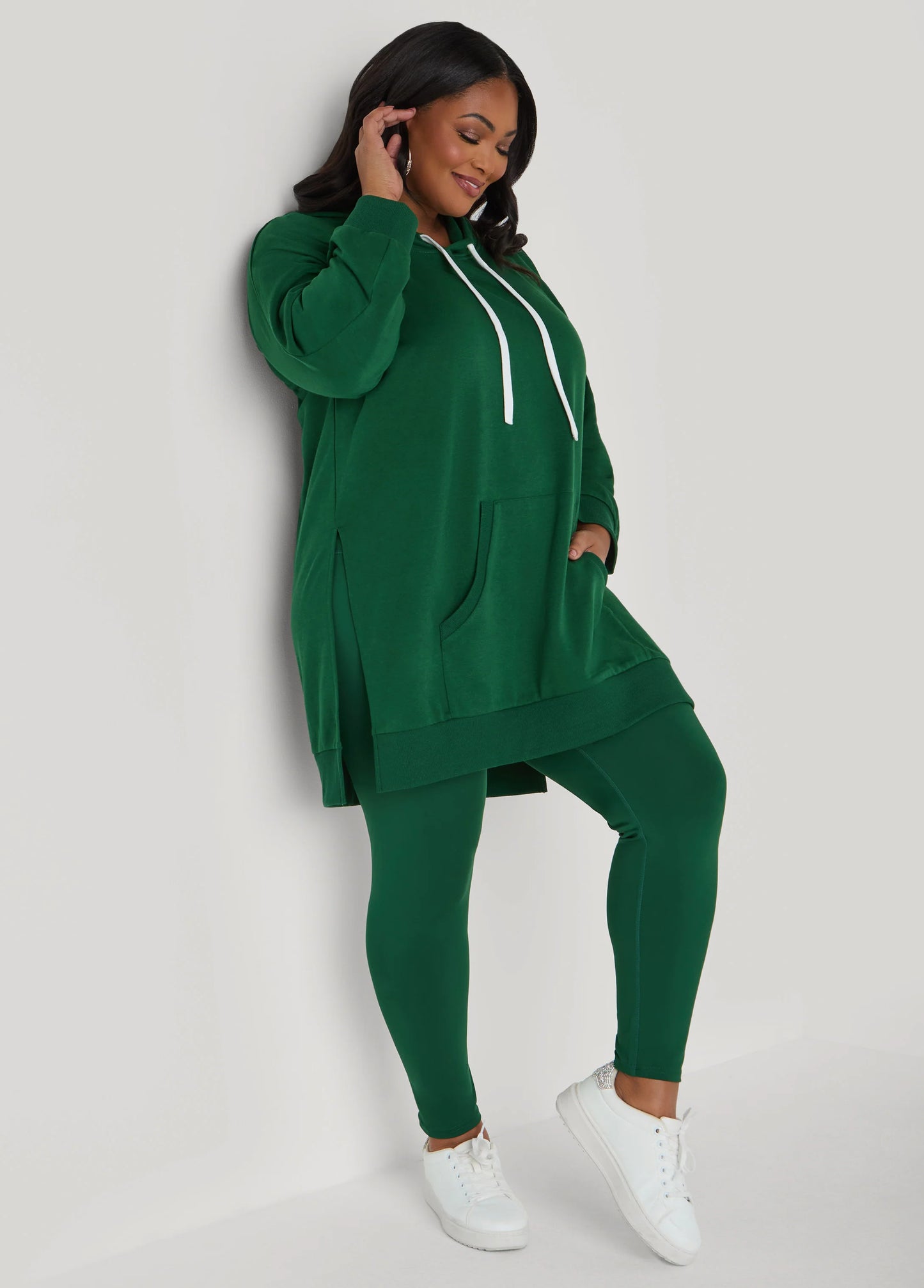 Oversized Side Split Hoodie