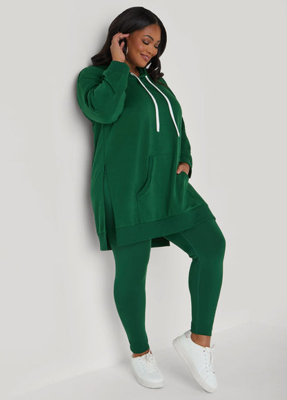 Oversized Side Split Hoodie