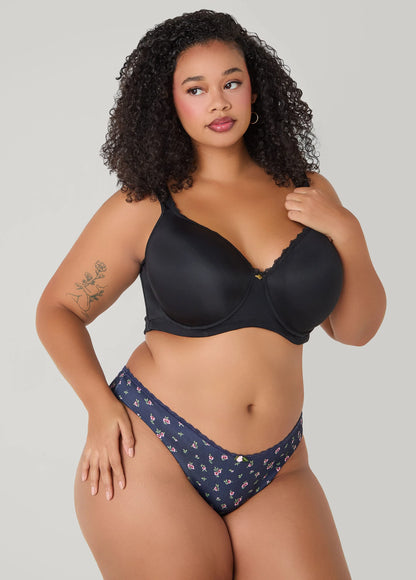 Lace Trimmed 3 Pack Bikini Panties
