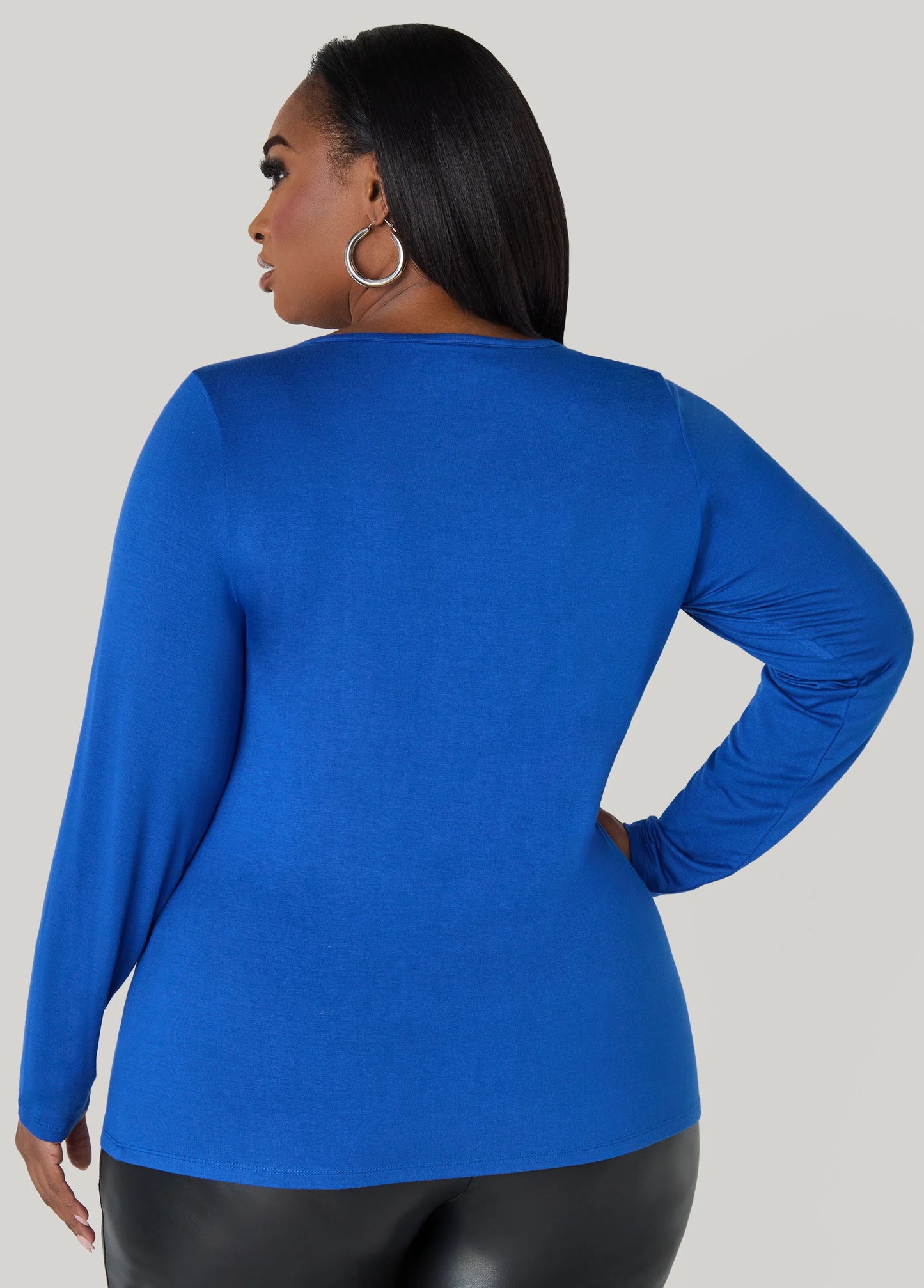 Basic Long Sleeved Jersey Tee