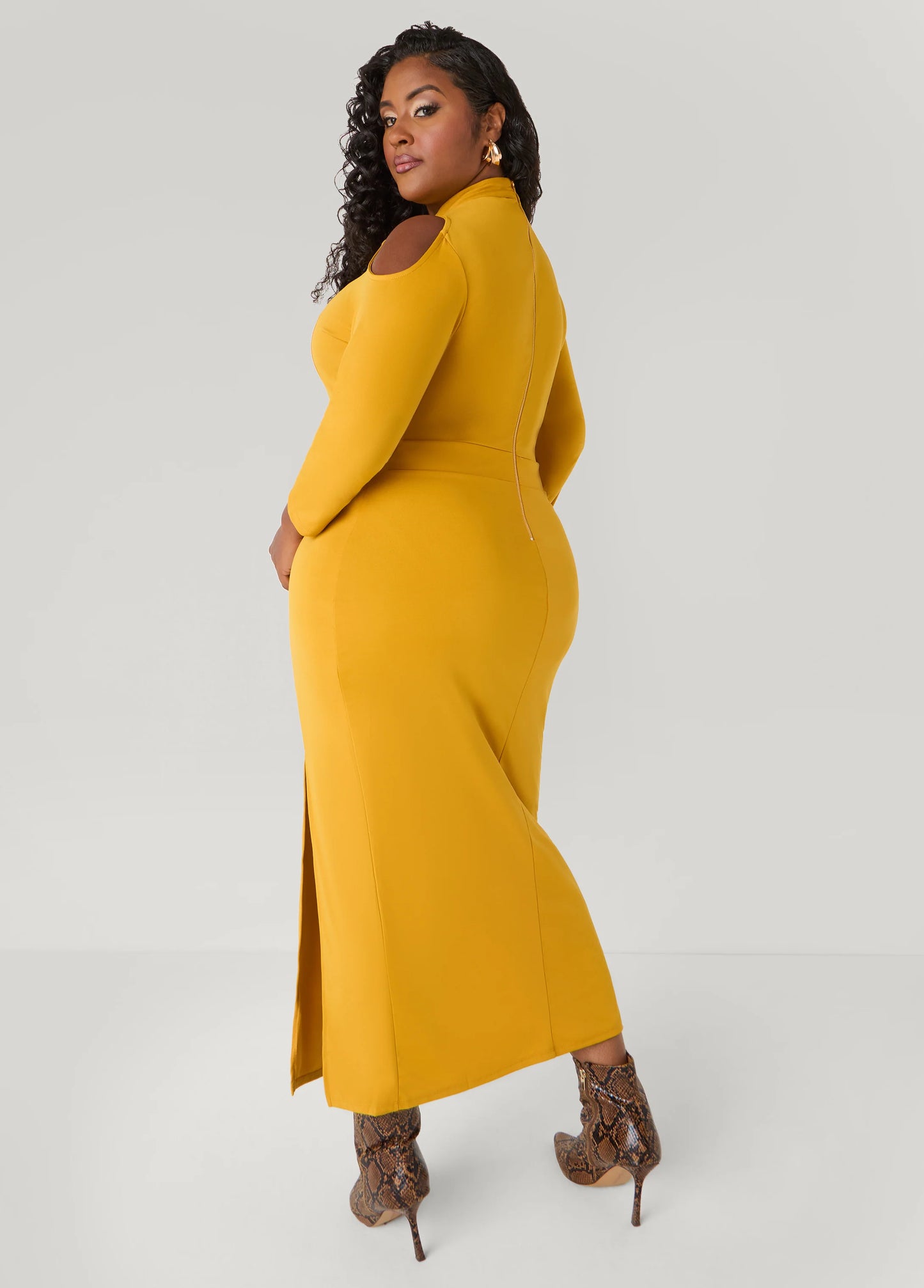 Cold Shoulder Maxi Dress