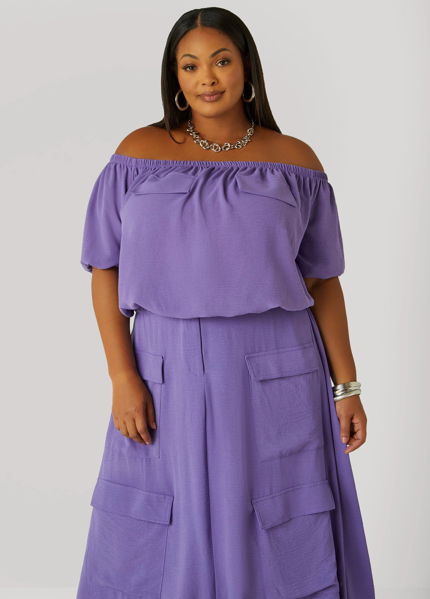 Textured Off The Shoulder Blouse
