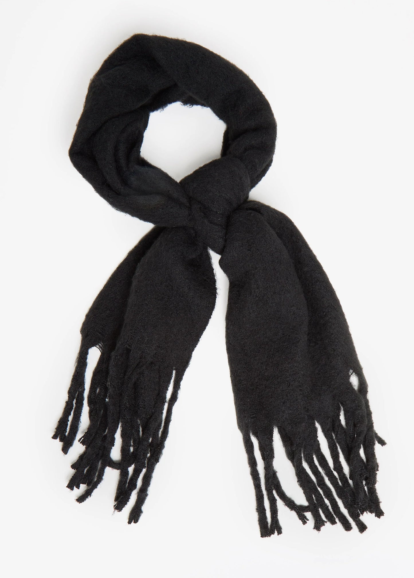 Brushed Fringed Scarf