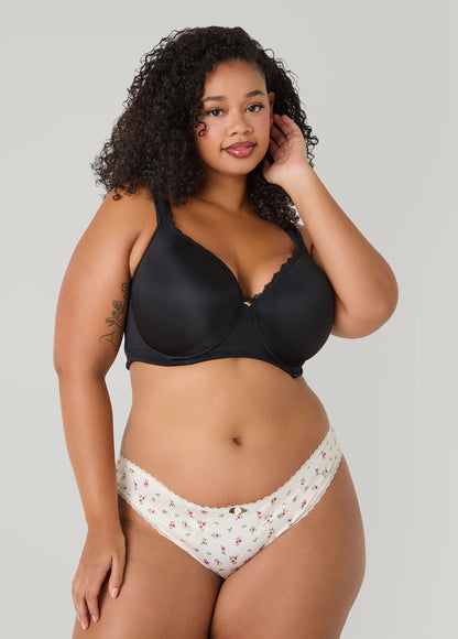 3 Pack Lace Trimmed Bikini Panties