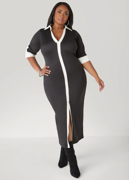 Front Split Maxi Dress