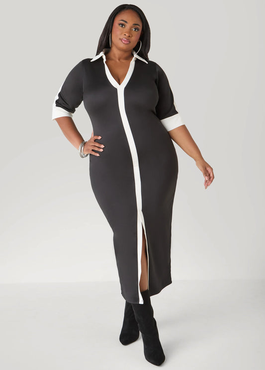 Front Split Maxi Dress