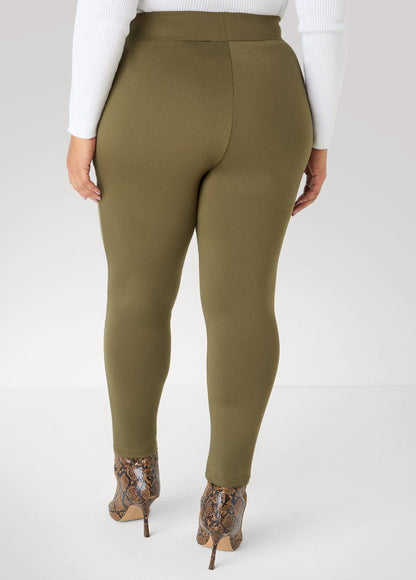 Seam Detailed Ponte Leggings