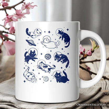Cats In Space Ceramic Mug