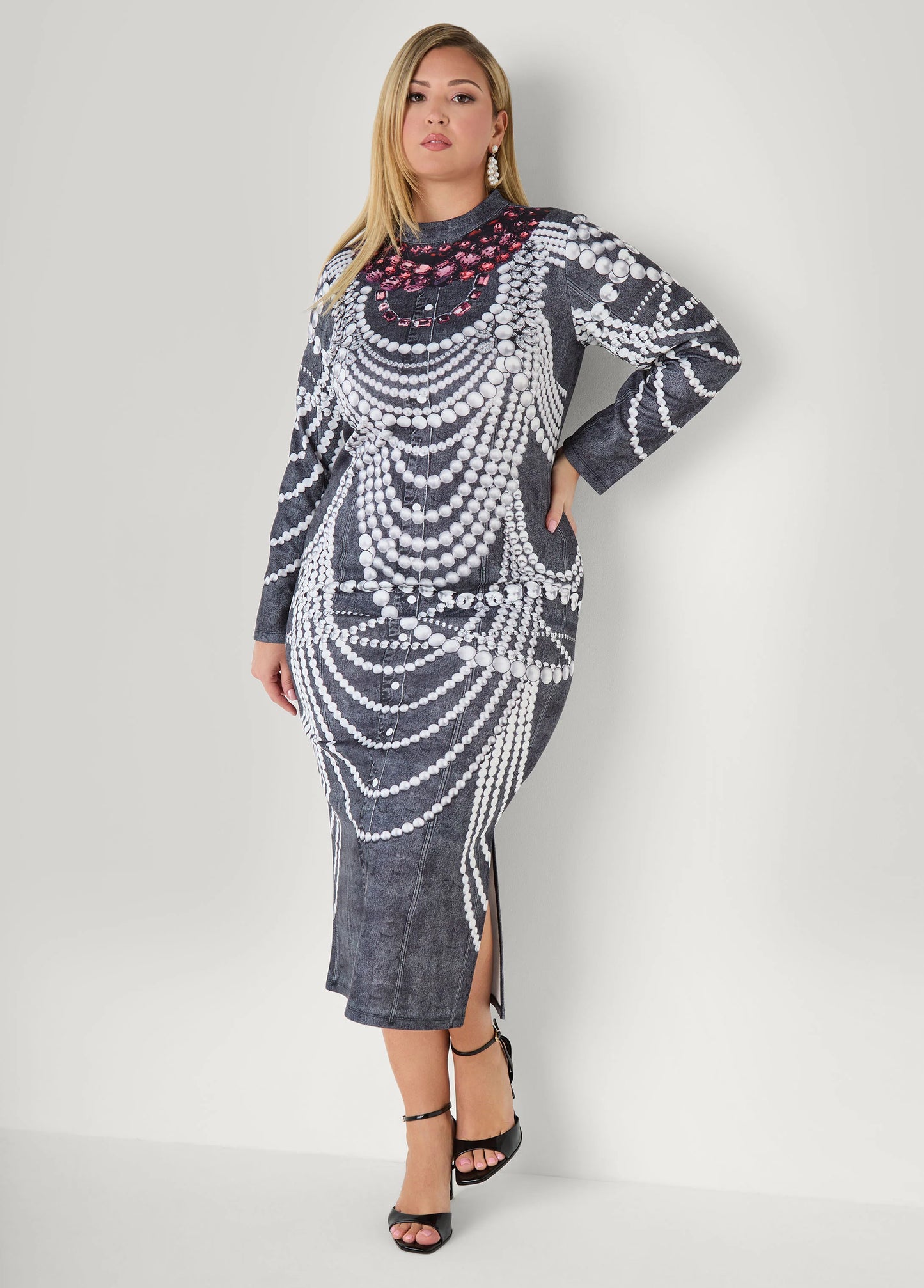 Diamonds And Pearls Bodycon Dress