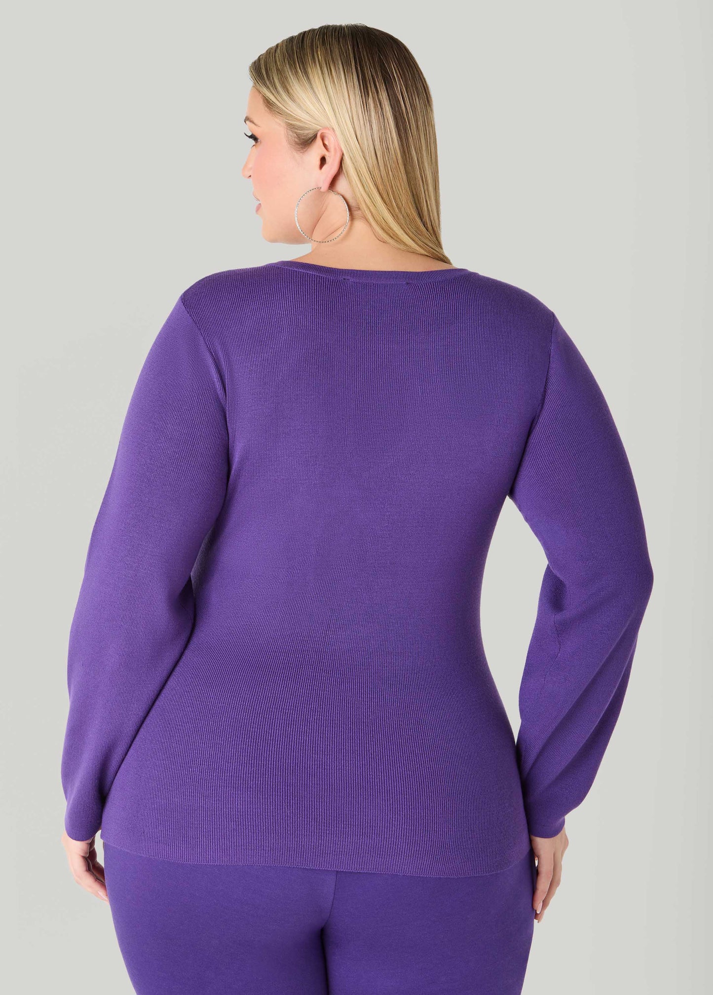 Crystal Cutout Sweater