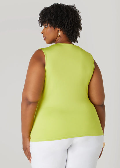 Twisted Cowl Neck Top